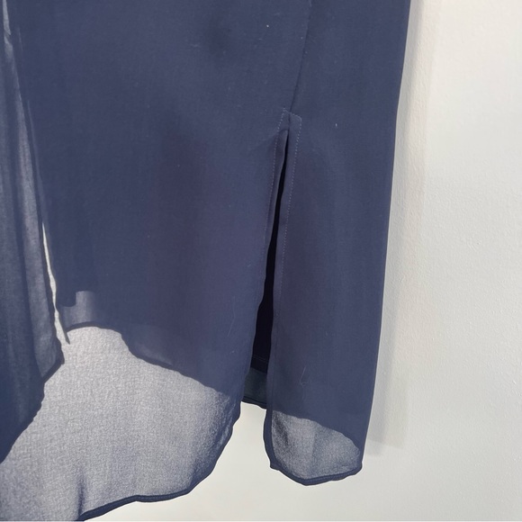 Trisisto Femme Chiffon Slit Shift Dress - Picture 3 of 7